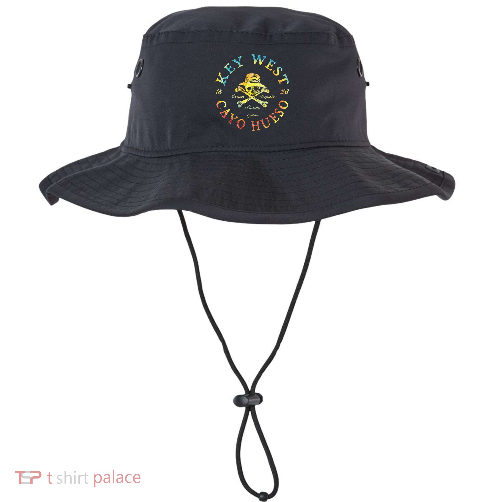 Key West Cayo Hueso Fl Jolly Roger Bucket Hat