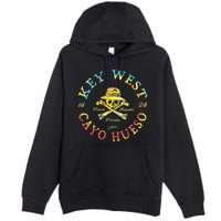 Key West Cayo Hueso Fl Jolly Roger Premium Pullover Hoodie