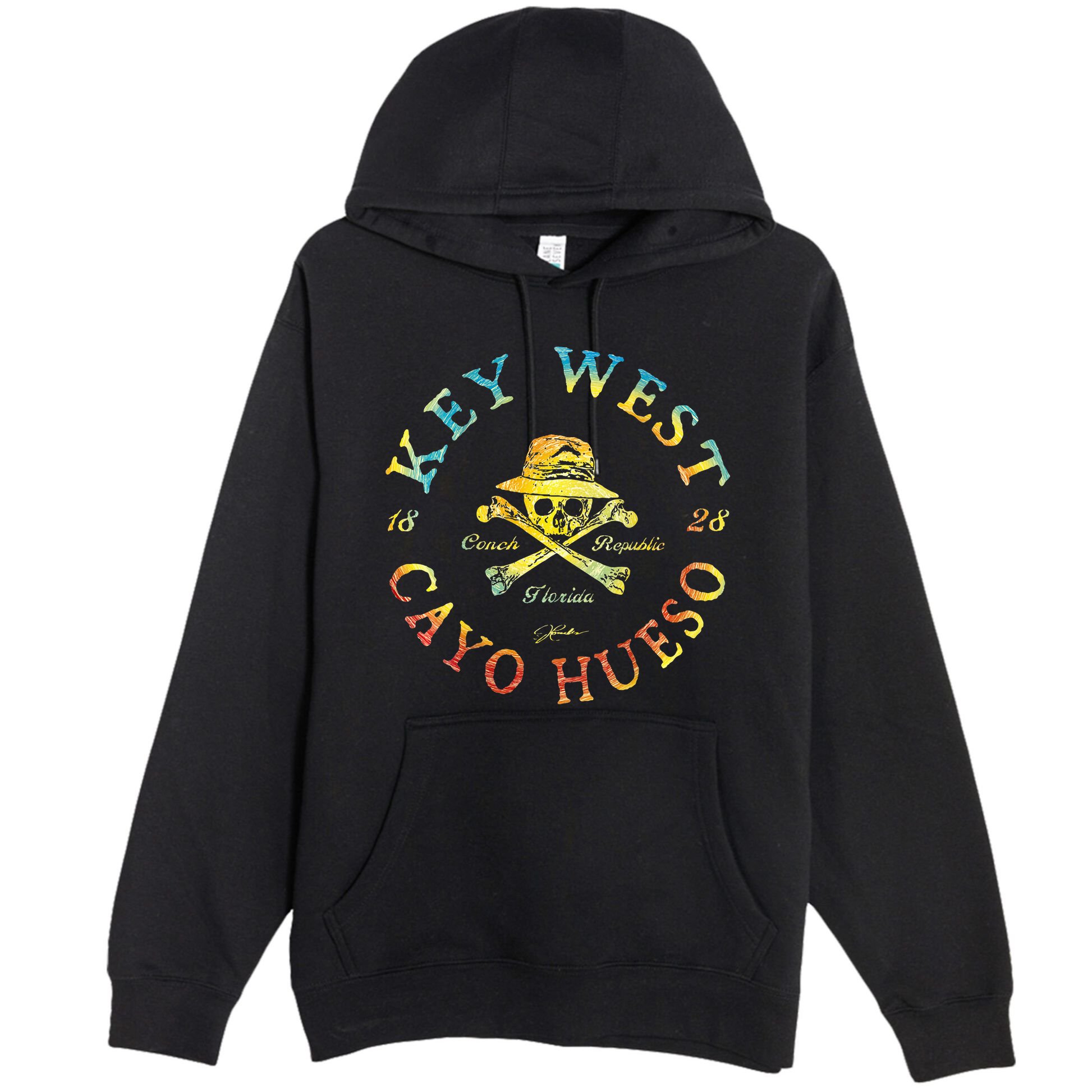 Key West Cayo Hueso Fl Jolly Roger Premium Pullover Hoodie