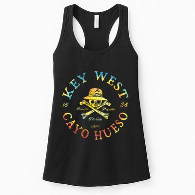 Key West Cayo Hueso Fl Jolly Roger Womens Tank Top