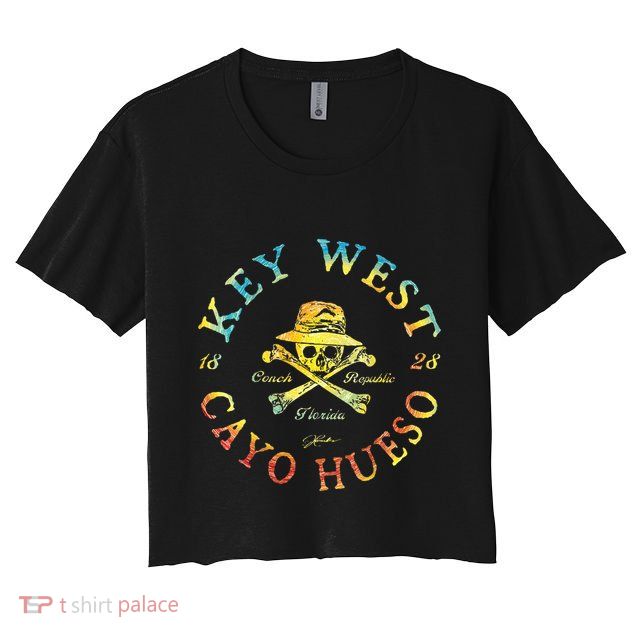 Key West Cayo Hueso Fl Jolly Roger Crop Top