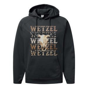 Koe Western Country Music Wetzel Bull Skull Performance Fleece Hoodie