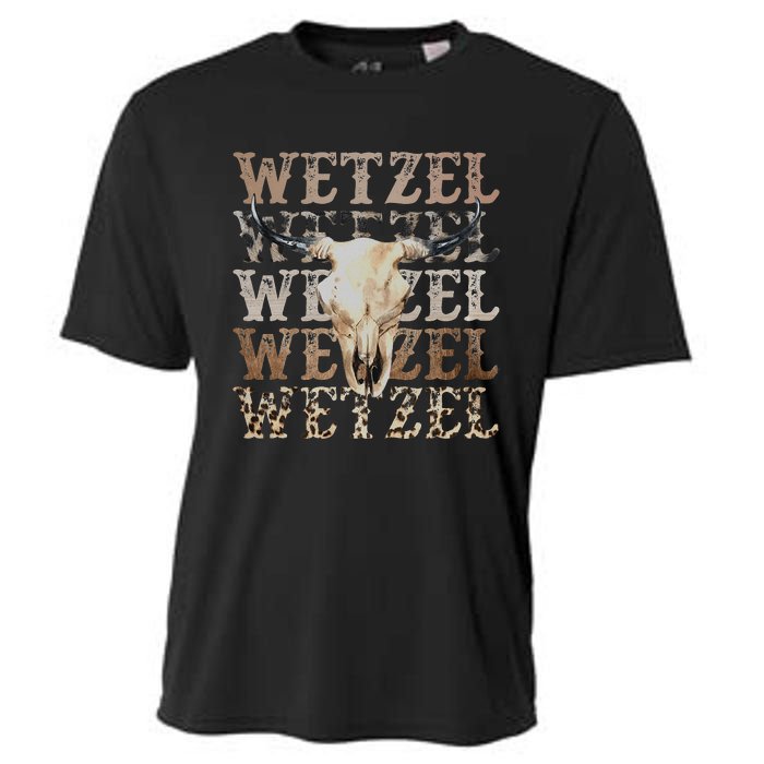 Koe Western Country Music Wetzel Bull Skull Cooling Performance Crew T-Shirt