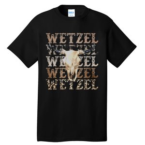 Koe Western Country Music Wetzel Bull Skull Tall T-Shirt