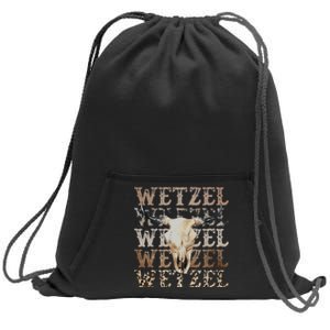 Koe Western Country Music Wetzel Bull Skull Sweatshirt Cinch Pack Bag