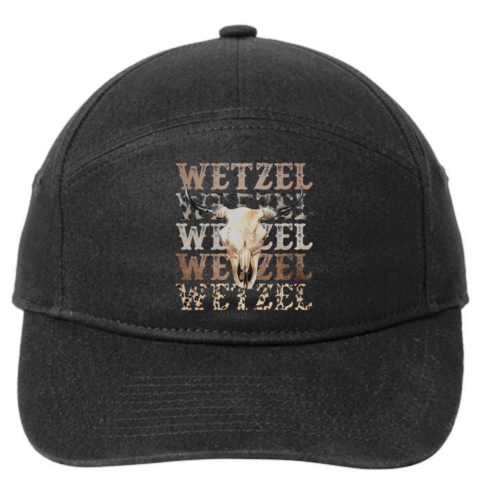 Koe Western Country Music Wetzel Bull Skull 7-Panel Snapback Hat