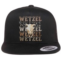 Koe Western Country Music Wetzel Bull Skull Flat Bill Trucker Hat