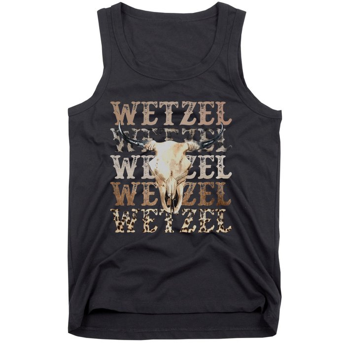 Koe Western Country Music Wetzel Bull Skull Tank Top