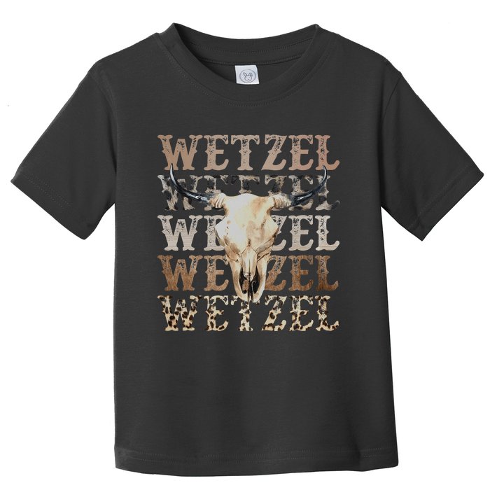 Koe Western Country Music Wetzel Bull Skull Toddler T-Shirt