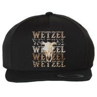 Koe Western Country Music Wetzel Bull Skull Wool Snapback Cap