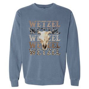 Koe Western Country Music Wetzel Bull Skull Garment-Dyed Sweatshirt