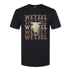 Koe Western Country Music Wetzel Bull Skull Softstyle CVC T-Shirt