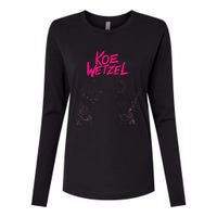 koe western country music wetzel bull skull Womens Cotton Relaxed Long Sleeve T-Shirt