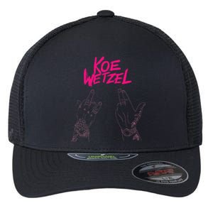 koe western country music wetzel bull skull Flexfit Unipanel Trucker Cap