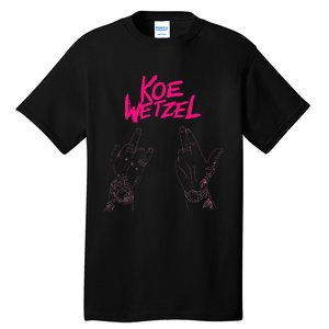 koe western country music wetzel bull skull Tall T-Shirt