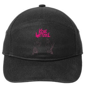 koe western country music wetzel bull skull 7-Panel Snapback Hat