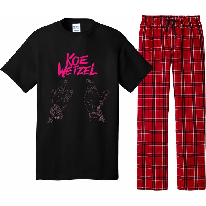 koe western country music wetzel bull skull Pajama Set