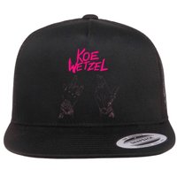 koe western country music wetzel bull skull Flat Bill Trucker Hat