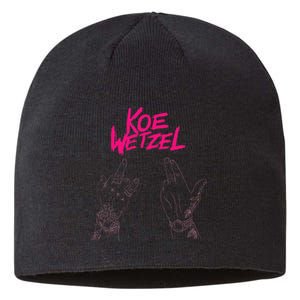 koe western country music wetzel bull skull Sustainable Beanie