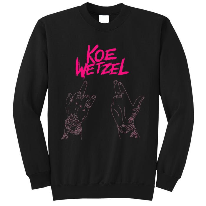 koe western country music wetzel bull skull Tall Sweatshirt