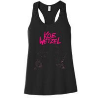 koe western country music wetzel bull skull Women's Racerback Tank