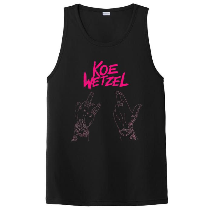 koe western country music wetzel bull skull PosiCharge Competitor Tank