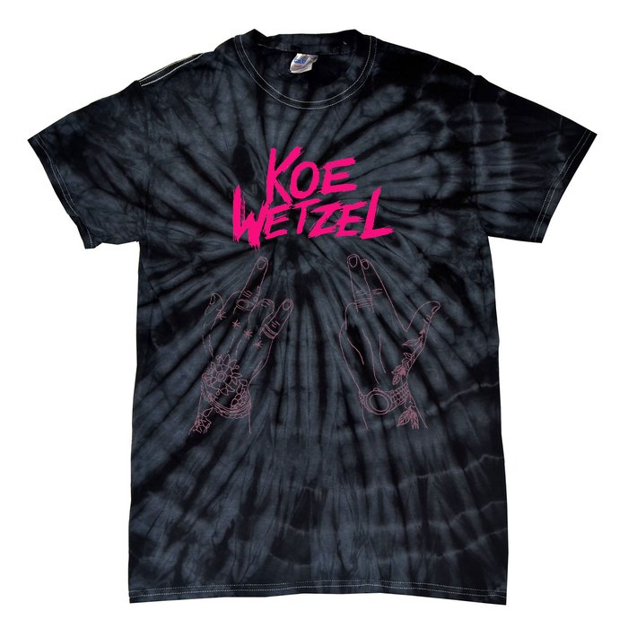 koe western country music wetzel bull skull Tie-Dye T-Shirt