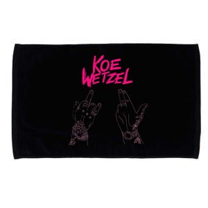 koe western country music wetzel bull skull Microfiber Hand Towel