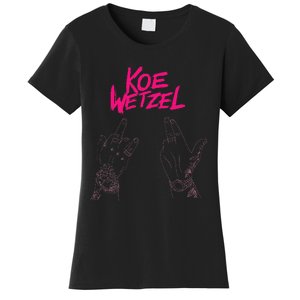 koe western country music wetzel bull skull Women's T-Shirt