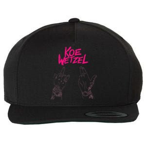 koe western country music wetzel bull skull Wool Snapback Cap