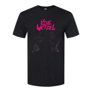 koe western country music wetzel bull skull Softstyle CVC T-Shirt