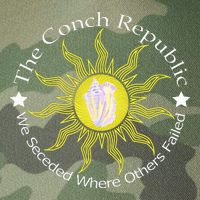 Key West Conch Republic Flag We Seceded Where Others Failed Legacy Tie Dye Trucker Hat