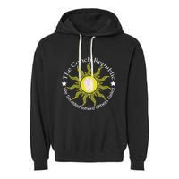 Key West Conch Republic Flag We Seceded Where Others Failed Garment-Dyed Fleece Hoodie