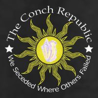 Key West Conch Republic Flag We Seceded Where Others Failed Garment-Dyed Fleece Hoodie