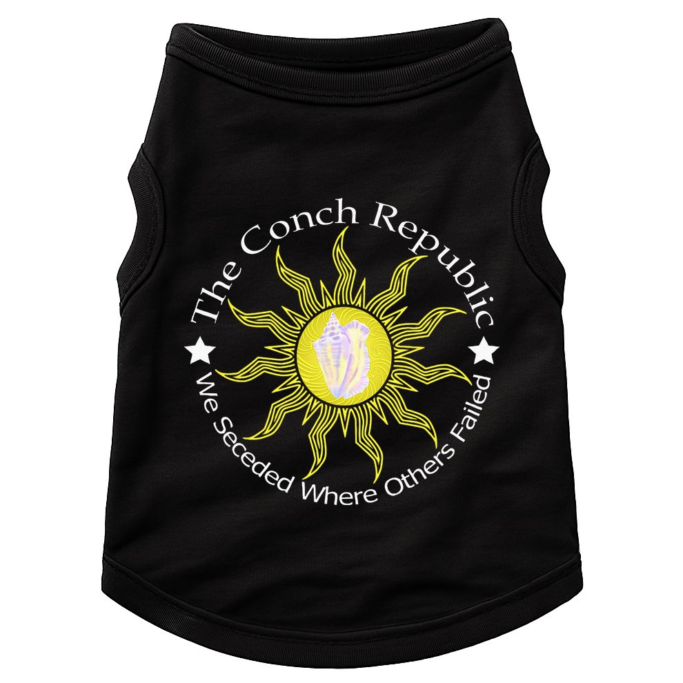 Key West Conch Republic Flag We Seceded Where Others Failed Doggie Tank