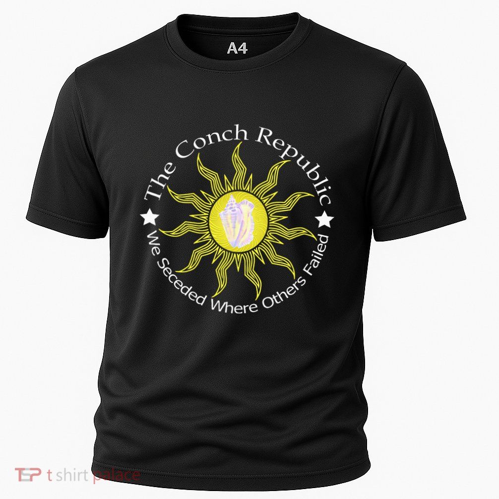 Key West Conch Republic Flag We Seceded Where Others Failed Performance Shirt
