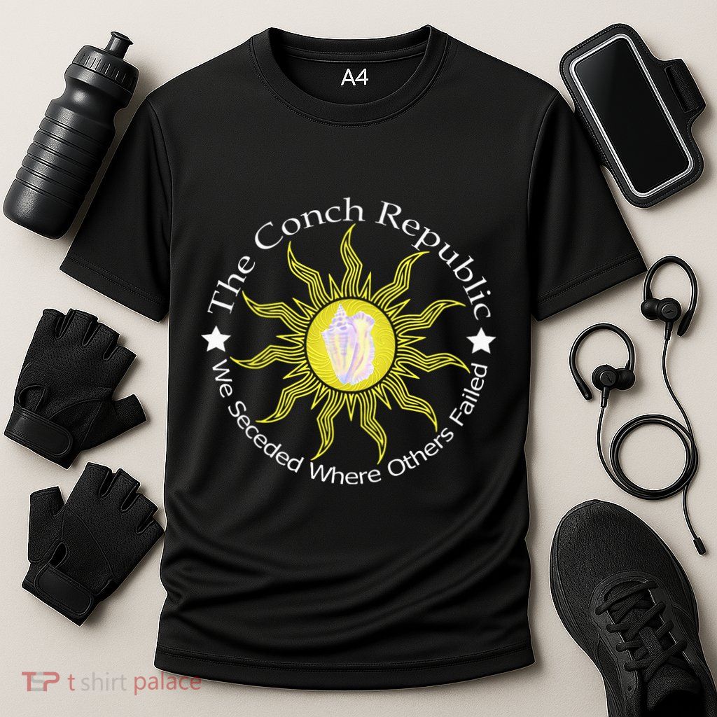 Key West Conch Republic Flag We Seceded Where Others Failed Performance Shirt
