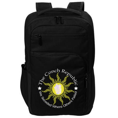 Key West Conch Republic Flag We Seceded Where Others Failed Impact Tech Backpack