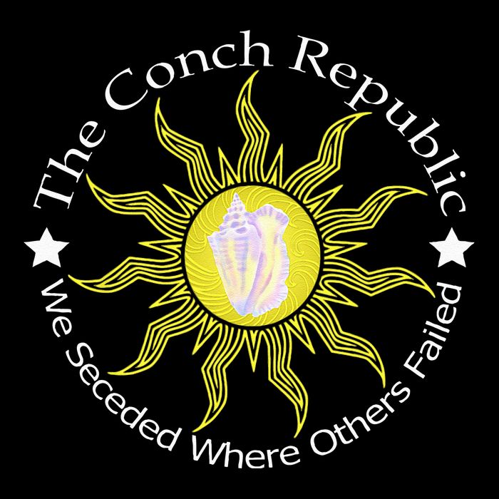Key West Conch Republic Flag We Seceded Where Others Failed Sustainable Bucket Hat