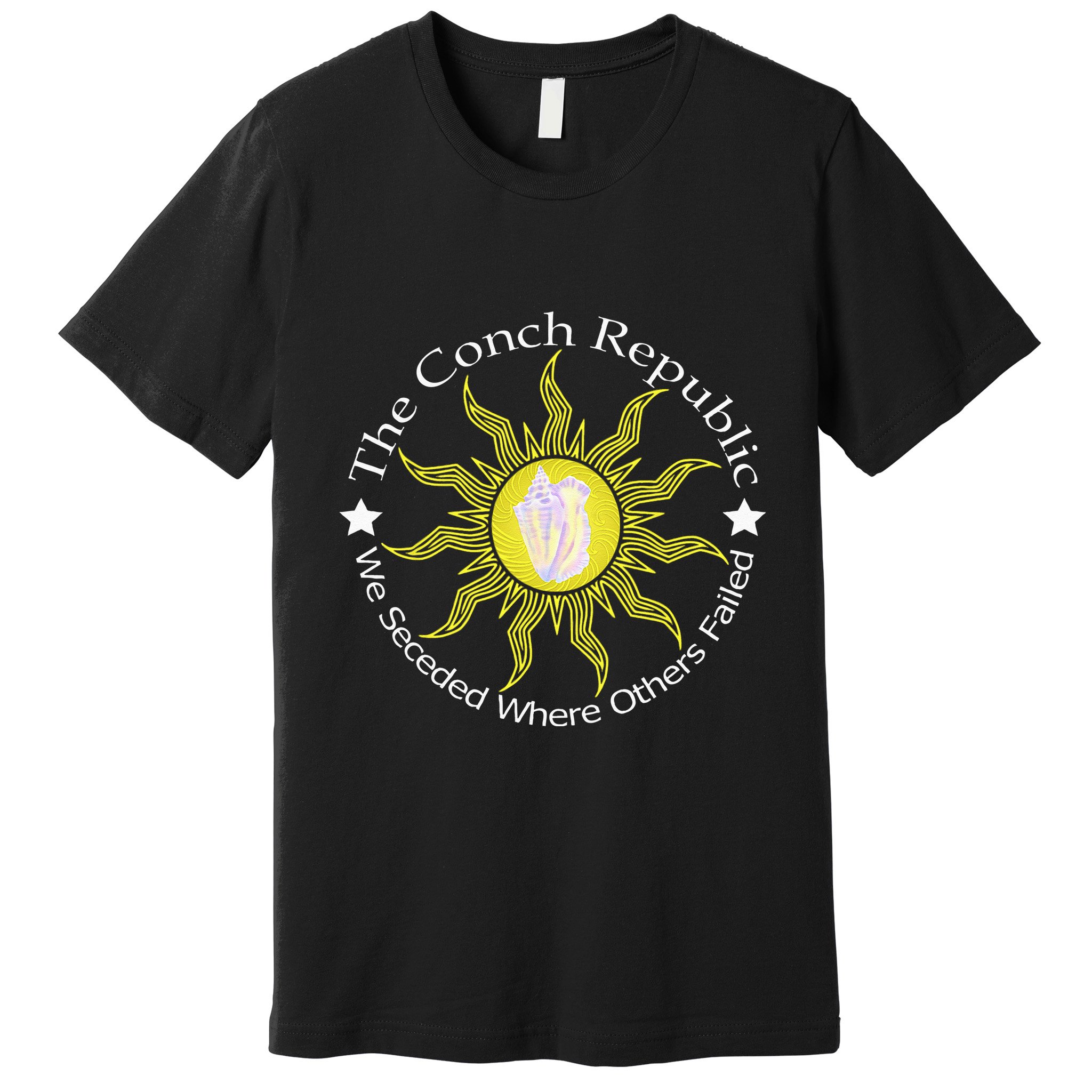 Key West Conch Republic Flag We Seceded Where Others Failed Premium T-Shirt
