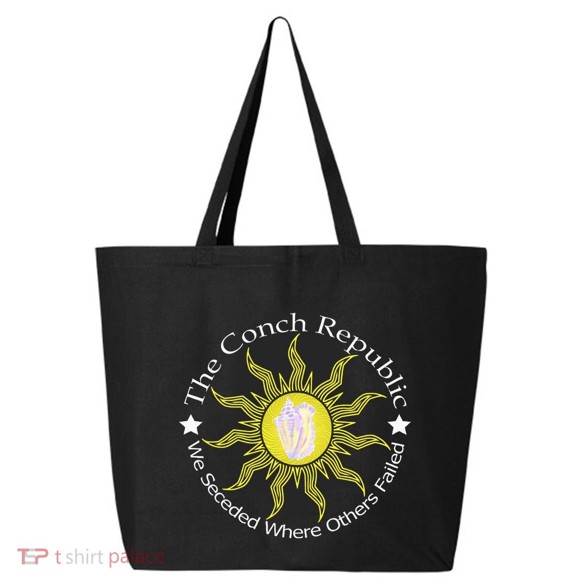 Key West Conch Republic Flag We Seceded Where Others Failed 25L Jumbo Tote