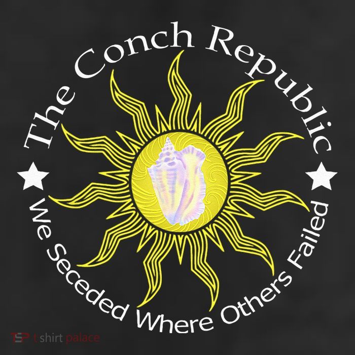 Key West Conch Republic Flag We Seceded Where Others Failed 25L Jumbo Tote