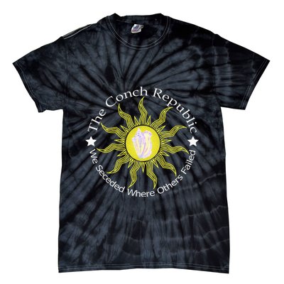 Key West Conch Republic Flag We Seceded Where Others Failed Tie-Dye T-Shirt