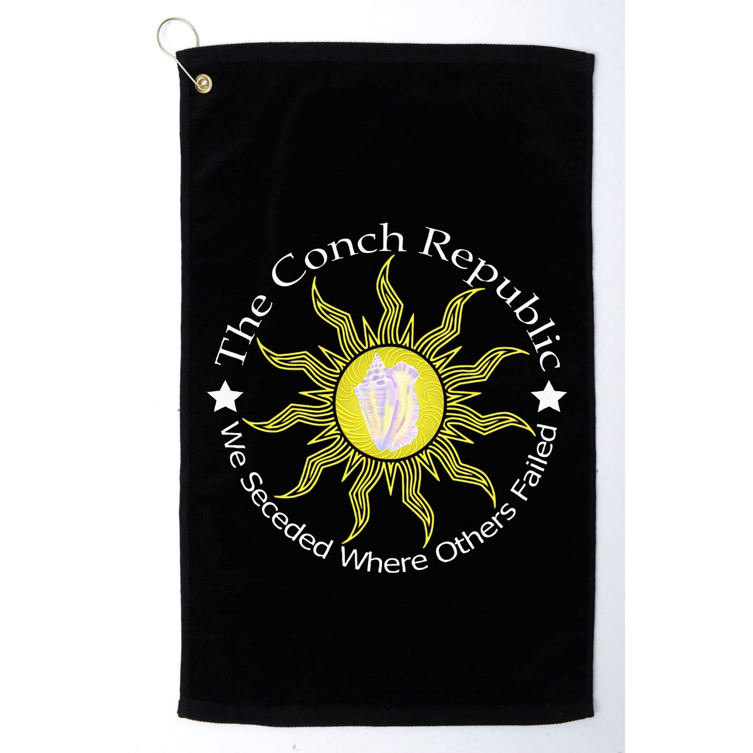 Key West Conch Republic Flag We Seceded Where Others Failed Golf Towel