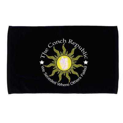 Key West Conch Republic Flag We Seceded Where Others Failed Microfiber Hand Towel