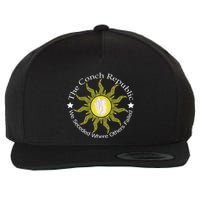 Key West Conch Republic Flag We Seceded Where Others Failed Wool Snapback Cap