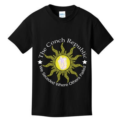 Key West Conch Republic Flag We Seceded Where Others Failed Kids T-Shirt