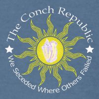 Key West Conch Republic Flag We Seceded Where Others Failed Garment-Dyed Sweatshirt