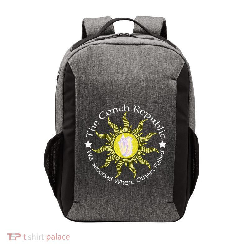 Key West Conch Republic Flag We Seceded Where Others Failed Vector Backpack
