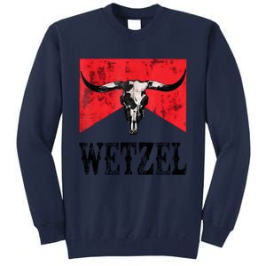 Koe Western Country Music Wetzel Bull Skull Tall Sweatshirt